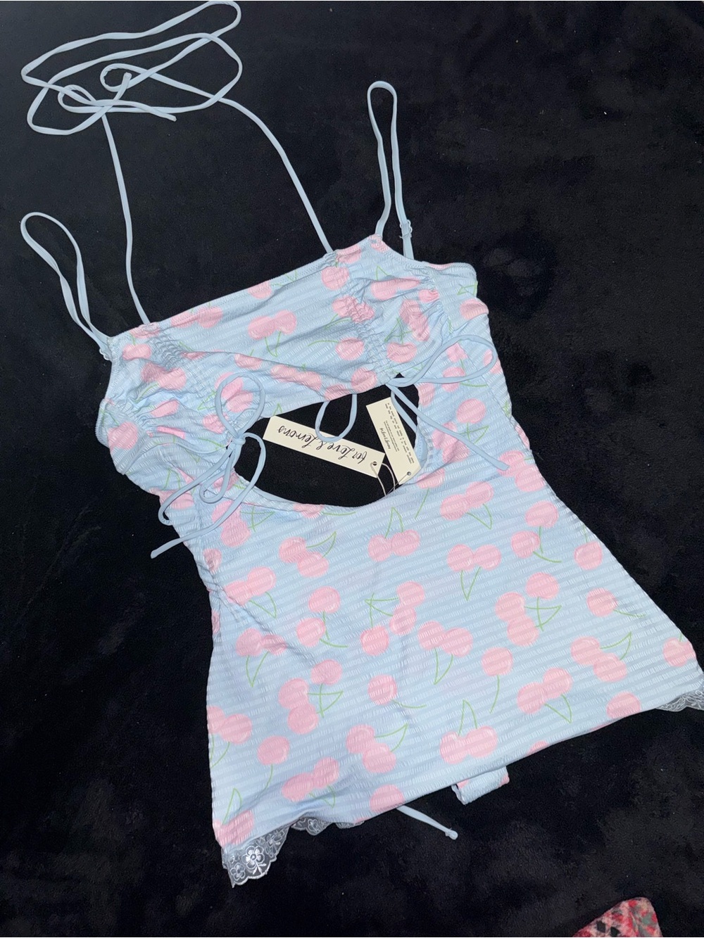 For love & Lemons Cherry baby swimsuit one piece